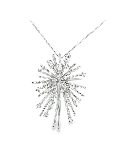 Firework crystal necklace<BR/>